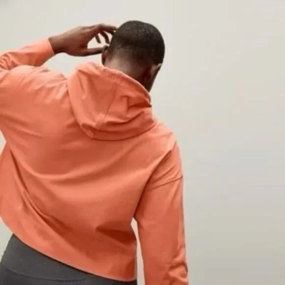 Everlane Women's 100% Organic Cotton Retro Jersey Drawstring Hoodie Sweatshirt L - Picture 2 of 8